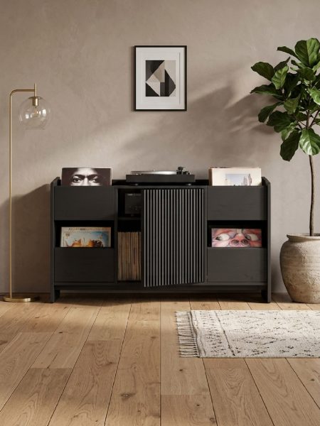 Harmoniq Mid-Century Akustik Plak Çalar Sehpası